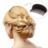 2Pcs Bump It Up Volume Hair Base Inserts with Comb Clip for Beehive Hairstyle and Bun Maker, DIY Hair Accessories view 3