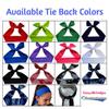 Basketball Tie Back Moisture Wicking Headband Personalized with the Embroidered Name of Your Choice (Green Tie Back Headband) view 3