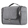 Buruis Large Toiletry Bag for Women and Men, Hanging Travel Bag for Makeup, Cosmetics, Shaving, Toiletries, Water-Resistant Dopp Kit for Gym, Camping, or Daily Use, Oxford Gray view 1