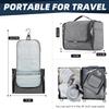 Buruis Large Toiletry Bag for Women and Men, Hanging Travel Bag for Makeup, Cosmetics, Shaving, Toiletries, Water-Resistant Dopp Kit for Gym, Camping, or Daily Use, Oxford Gray view 4