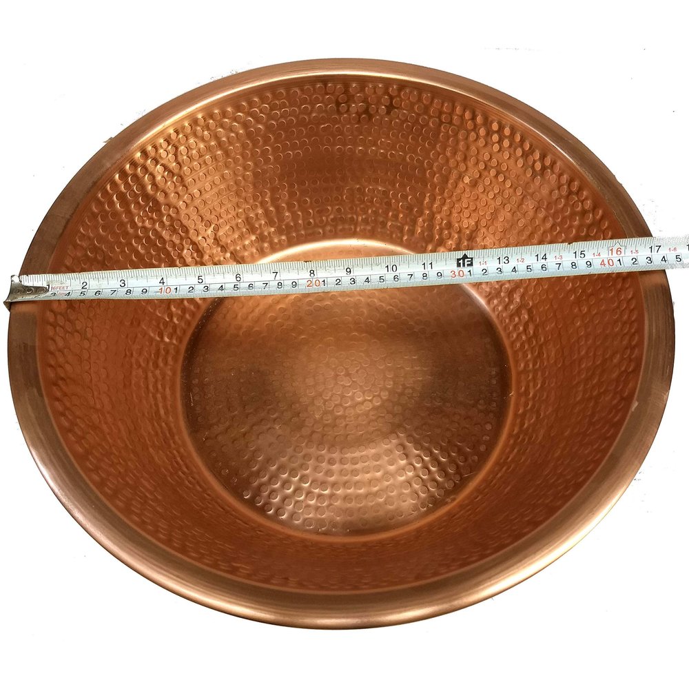 Shiny Portable Copper Beauty Salon Pedicure Bowl