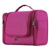 Buruis Large Capacity Waterproof Toiletry Bag for Women, Hanging Toiletry Organizer, 11"x 6.2"x 8.8", Fushcia view 1