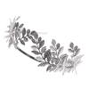 Chmier Bridal Headband Leaf Vine Headband Silver Leaf Crown Leaf Tiara Wedding Headpiece Bridesmaid Prom Festival Hair Accessories for Women and Girls(Silver) view 1