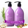 Luseta Curly Hair Shampoo & Conditioner Set with Coconut Oil, Unlimited Bounce and Definition for wavy and Coily hair, Reduce Frizz and Repair Dry Hair, for All Curl Types Sulfate Free 16.9Fl oz  2 view 1
