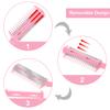 3 Pcs Haircut Razor Comb Hair Cutting Comb with 12 Replacement Blades Double Edge Shaper for Salon & Home Styling Split Ends Trimmer Styler for Thick and Thin Hair view 3