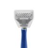 Harry's Original Shaving Kit for Men - Razor Handle, 5 Razor Blade Refills, Foaming Shave Gel, and Travel Blade Cover - Ocean Blue view 3