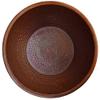 Portable Rustic Copper Foot Wash Massage Pedicure Bowl view 2