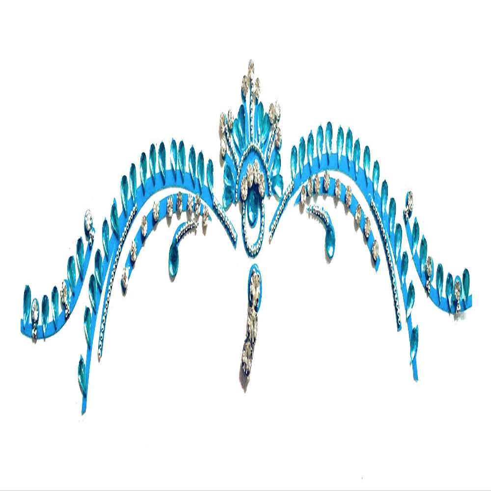 California tramp stamps sexy low back wearable art turquoise