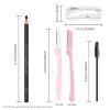 Ownest 6 Pcs Pull Cord Peel-off Eyebrow Pencil Tattoo Makeup and Microblading Supplies Set for Marking, Filling and Outlining, Waterproof and Durable Permanent Eyebrow Liner-Black view 2