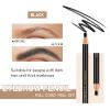 Ownest 6 Pcs Pull Cord Peel-off Eyebrow Pencil Tattoo Makeup and Microblading Supplies Set for Marking, Filling and Outlining, Waterproof and Durable Permanent Eyebrow Liner-Black view 4