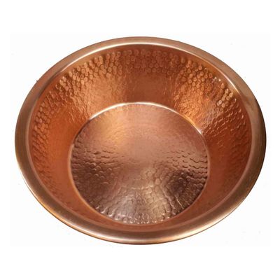 Large Polished Copper Foot Rub Spa Beauty Salon Massage Pedicure Tub