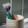 Harry's Original Shaving Kit for Men - Razor Handle, 5 Razor Blade Refills, Foaming Shave Gel, and Travel Blade Cover - German Engineered - Sage view 4