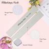10Pcs Nail File 80/100 Grit Professional Nail Files and Buffers for Natural Nails, Double Sides Washable Block Disposable Nail Files for Nail Art DIY or Nail Manicure Salon view 3
