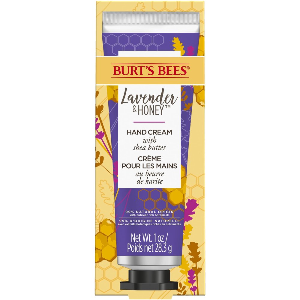 Burts Bees Lavender and Honey Hand Cream with Shea Butter, 1 Ounce