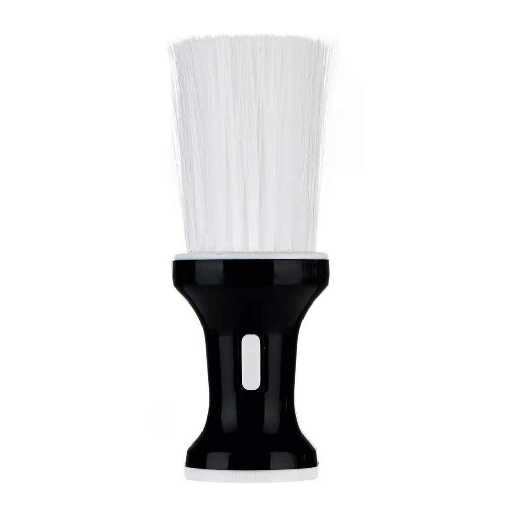 Barber Brush Soft Hairdressing Hair Brush Neck Duster Hair Cutting Salon Tools Black White