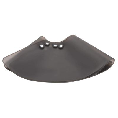 Hair Dye Wrap Haircut Cloak Soft Silicone Pad Haircut Neck Cape for Professional Hairdressers & Individual (Grey)