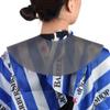 Hair Dye Wrap Haircut Cloak Soft Silicone Pad Haircut Neck Cape for Professional Hairdressers & Individual (Grey) view 3