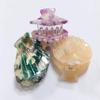 Women Acetate Shell Hair Claw Clip Hair Clamp Fashion Hairpin Accessories for Half Updos (Aubergine) view 3