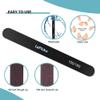 10PCS Double Sided 100/180 Grit Nail File Set, Washable Emery Board Nail Buffer Files for Home Salon Use, Professional Manicure Pedicure Tool for Acrylic False Nails and Gel Cosmetic view 4