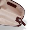 Leatherology Bordeaux Travel Makeup Pouch  Full Grain Leather Cosmetic Bag with Structured Body & Zip Closure  Compact Organizer for Daily or Travel Use view 4