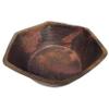 Portable Rustic Hexagon Copper Foot Pedicure Bowl view 1