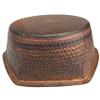 Portable Rustic Hexagon Copper Foot Pedicure Bowl view 2