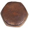 Portable Rustic Hexagon Copper Foot Pedicure Bowl view 3
