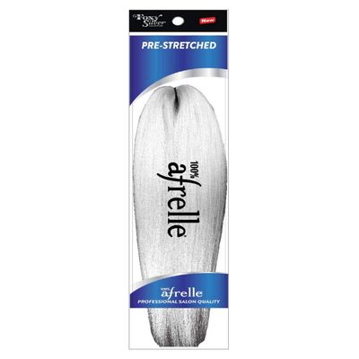 Foxy Silver (Easy Braid 18) - Synthetic Braiding Hair in OFF BLACK
