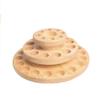 39 Slots 3 Layers Essential Oil Storage Box Circle Wood Storage Case Aromatherapy Oil Bottle Organizer Display Stand, Wooden Essential Oil Box Oil Bottle Storage Holder,Detachable Display Tray view 3