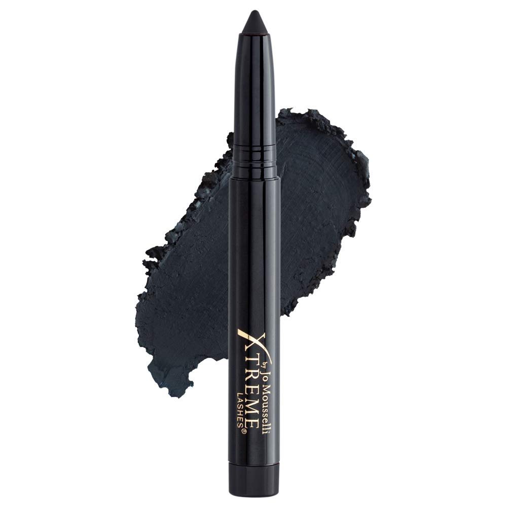 Xtreme Lashes Glideshadow Long Lasting Eyeshadow Stick, Onyx, Matte Finish, Lightweight Cream to Powder Makeup, No Fallout, Lash Extension Safe, Hypoallergenic
