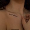 10 x Inspiration - Black Tattoo Lettering - Temporary Skin Tattoo (10) view 2