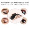 AKOAK 100 Pcs Soft Latex Sponge Eye Shadow Stick Double-sided Disposable Eye Shadow Brush, Nail Decorative Glitter Brush, Eye Makeup Tools view 3