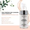 TLM Colour Changing Foundation, 2Pack Flawless Color Changing Foundation Makeup Base Moisturizing Liquid Foundation for Women, Concealer Cover, Girls SPF15, Sunscreen, Non-Greasy,Long Lasting view 3