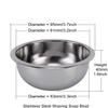 SANWA Deluxe Heavyweight Shaving Brush Razor Stand with Unbreakable Stainless Steel Shaving Bowl Set,Compatible with Gillette Fusion and Double Edge Safety Razor,Cartridge Razor view 3