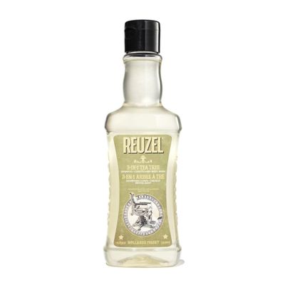 Reuzel 3-In-1 Tea Tree Shampoo, Cleanses Hair and Body, 11.83 oz