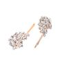 2PCS Women Lady Rhinestone Hair Clips Wing Graphics Hairpin Side Clip Bobby Pin Hair Accessories (White) view 2