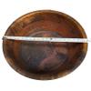 20 inches Large Rustic Copper Foot Rub Spa Beauty Salon Massage Pedicure Bowl view 1