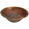 20 inches Large Rustic Copper Foot Rub Spa Beauty Salon Massage Pedicure Bowl view 4