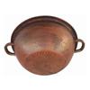 Side Handles Copper Pedicure Bowl view 3