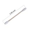 800pcs Natural Wood Stick Cotton Swabs - Double Spiral Cotton tips with Sturdy Handle - Multipurpose view 4