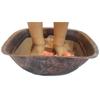 Portable Copper Square Foot Pedicure Bowl view 3