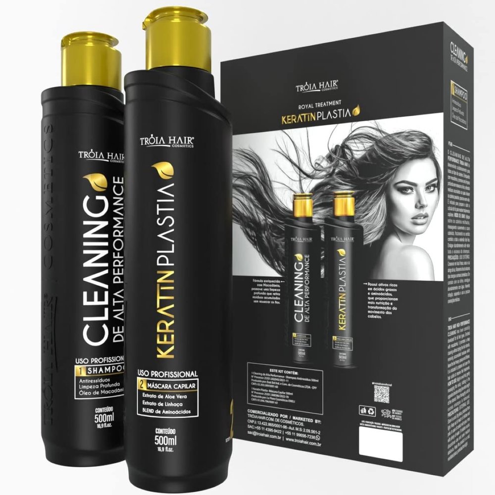 TROIA COSMTICOS I Keratinplastia I Brazilian Keratin Straightening Treatment in Gel I Cruelty free I Amazing Results I Stronger Fixation I Shine & Softness I Flawless Straight Hair