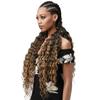 MULTI PACK DEALS! Bobbi Boss Synthetic Hair Braids Pre-Feathered 3X King Tips Ocean Wave 28" (1-PACK, T1B/27) view 4