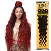 MULTI PACK DEALS! Bobbi Boss Synthetic Hair Braids Pre-Feathered 3X King Tips Body Wave 28" (1-PACK, 1B) view 3