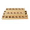 11/23/30 Holes Wooden Essential Oil Tray Handmade Wood Display Rack Demonstration Station for 5-15ml Bottles,Essential Oil Storage Box Case,Aromatherapy Oil Bottle Organizer Storage Holder Stand (23 Holes) view 1