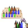 11/23/30 Holes Wooden Essential Oil Tray Handmade Wood Display Rack Demonstration Station for 5-15ml Bottles,Essential Oil Storage Box Case,Aromatherapy Oil Bottle Organizer Storage Holder Stand (23 Holes) view 3