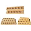 11/23/30 Holes Wooden Essential Oil Tray Handmade Wood Display Rack Demonstration Station for 5-15ml Bottles,Essential Oil Storage Box Case,Aromatherapy Oil Bottle Organizer Storage Holder Stand (23 Holes) view 4