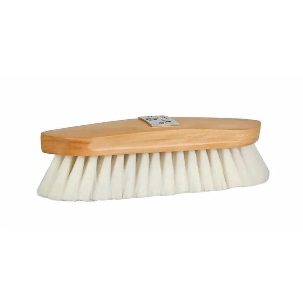 Lettia Collection Synthetic Goat Hair Brush Wood Back