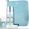 LaLicious Sugar Reef Travel Set - Whipped Sugar Scrub, Shower Gel / Bubble Bath, Body Butter & Body Oil in a Luxe Velour Makeup Bag (4 Piece Kit) view 1