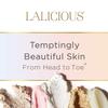 LaLicious Sugar Reef Travel Set - Whipped Sugar Scrub, Shower Gel / Bubble Bath, Body Butter & Body Oil in a Luxe Velour Makeup Bag (4 Piece Kit) view 4